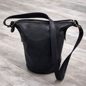 Legacy purse vintage bag Elegant Black Leather Shoulder Bag